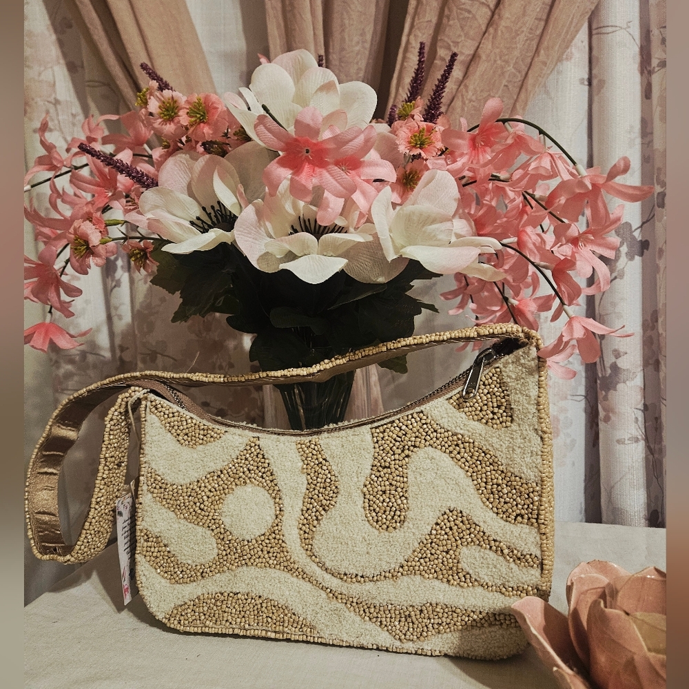 Made In India Beaded Shoulder Bag - NWT
